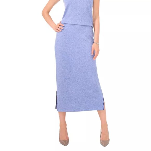 Vince Camuto Women's Whipstitched Midi Sweater Skirt - Picture 1 of 13